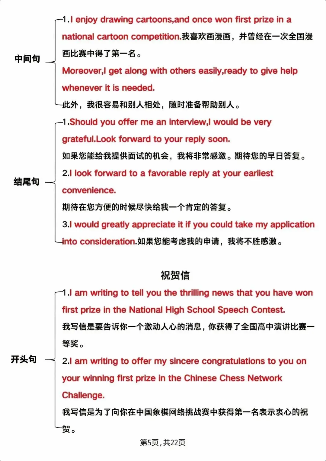 中考/高考英语作文救命模板!背会这几句,再也不怕写作文 第2张 中考/高考英语作文救命模板!背会这几句,再也不怕写作文 第2张