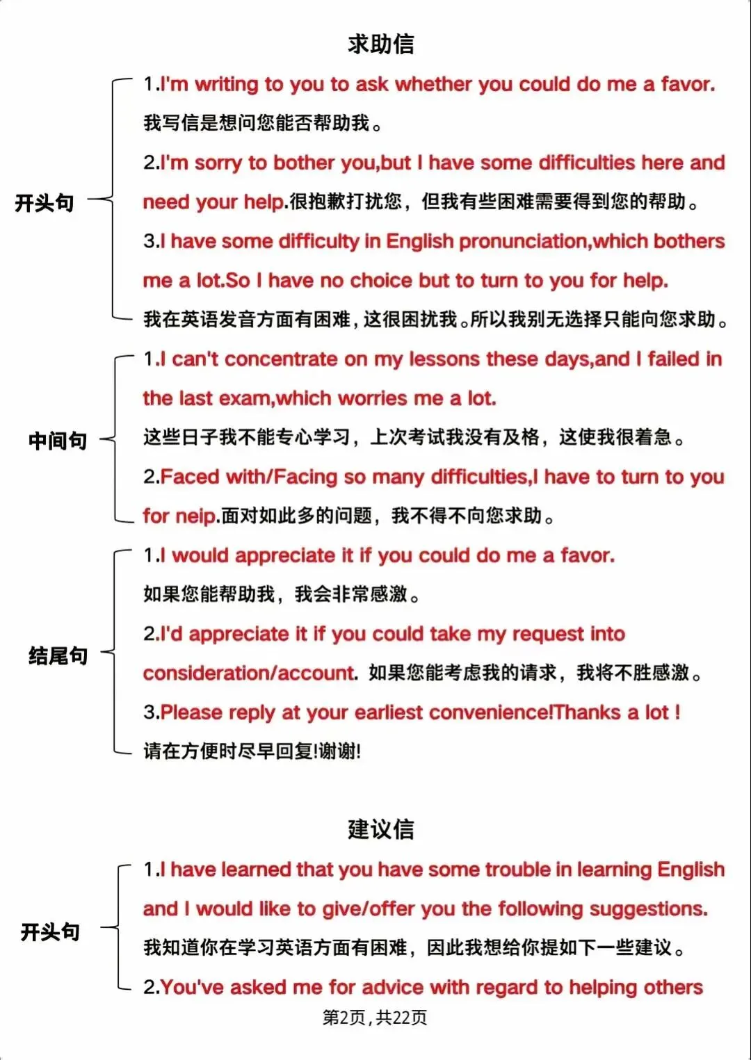 中考/高考英语作文救命模板!背会这几句,再也不怕写作文 第5张 中考/高考英语作文救命模板!背会这几句,再也不怕写作文 第5张
