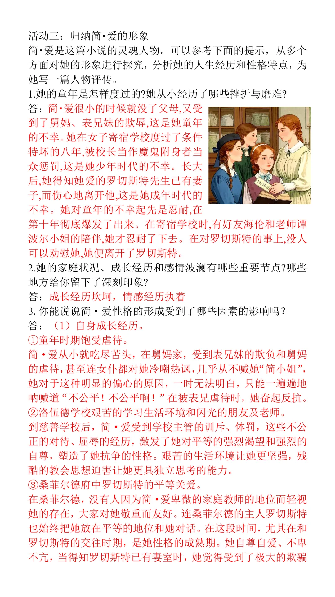 2026中考常考名著《简·爱》专题探究,带你深入了解名著考点! 第6张