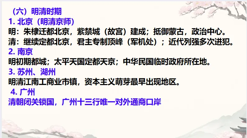 中考历史·冲刺课件【重要城市发展史】 第18张