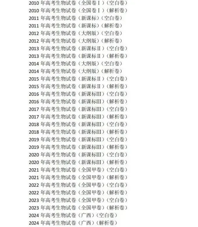 1990-2025年广西高考真题合集!广西高考9科全解|新高考模式+命题趋势,备考精准指南 第18张