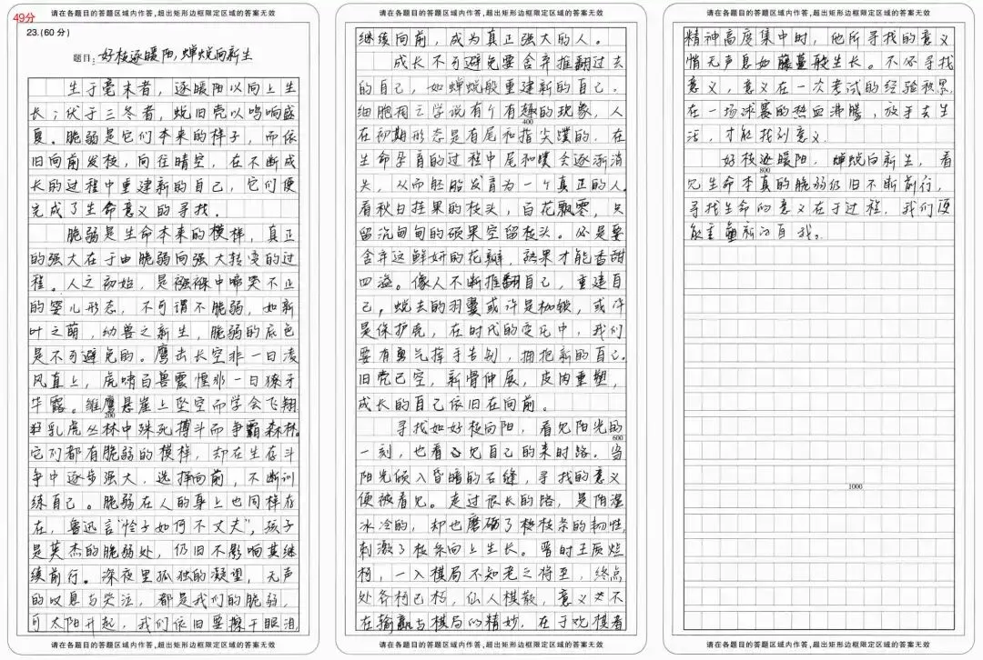 【备课笔记】【试卷讲评课】2026年稳派联考高考作文“材料组合型”深度导写 第6张