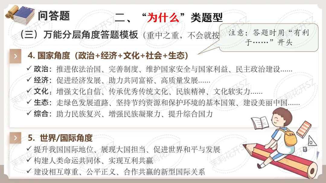 中考道法答题痛点全破解!全题型答题技巧+满分模板,精准踩分,初三备考必入,轻松冲高分 第17张
