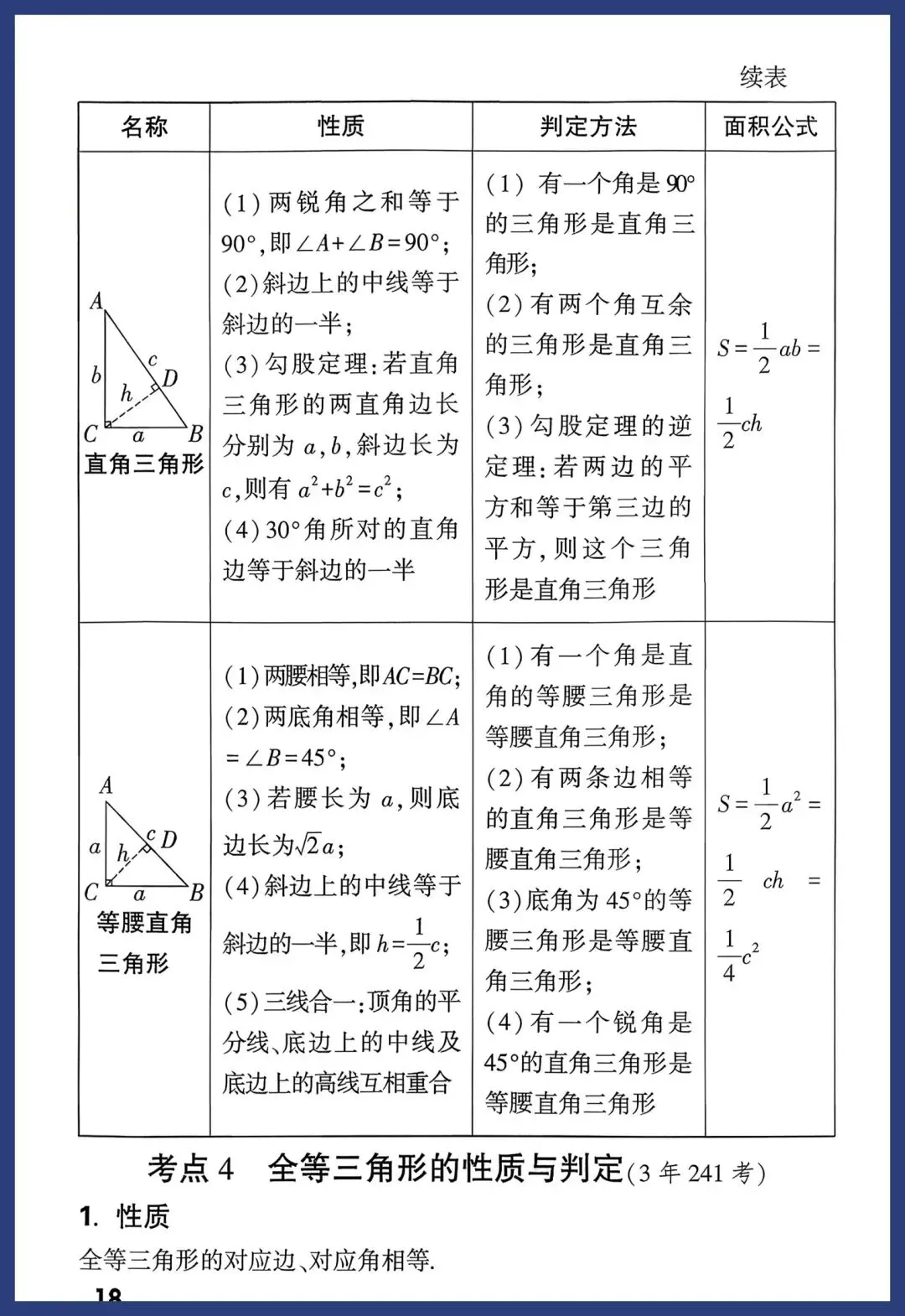 中考数学一轮复习知识点汇总 第18张