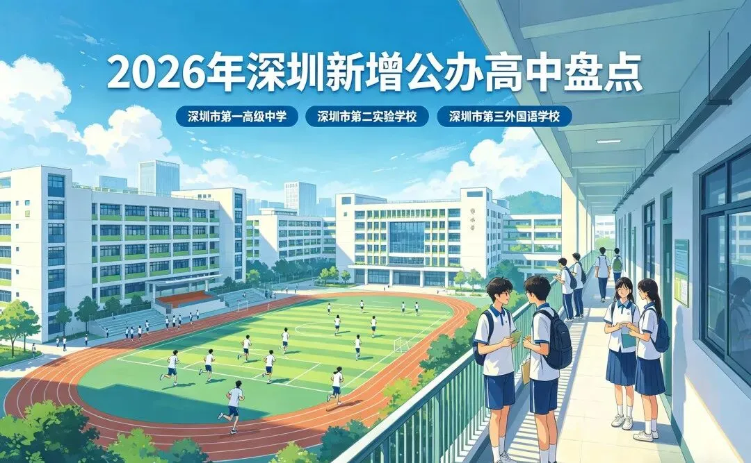 学位扩容!2026深圳中考最新局势:公办高中+考生人数汇总 第1张