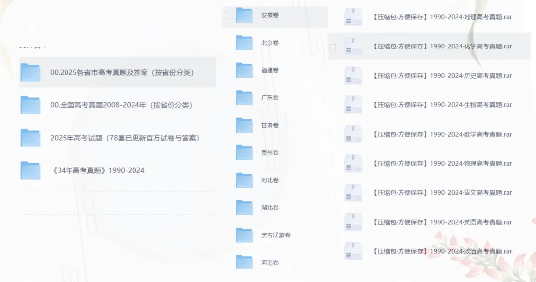 云南省高考历年真题(2008-2025),语/数/英/物/化/生/历/地/政,全科目 含历年空白卷+详细答案解析(电子版PDF可编辑可打印) 第1张 云南省高考历年真题(2008-2025),语/数/英/物/化/生/历/地/政,全科目 含历年空白卷+详细答案解析(电子版PDF可编辑可打印) 第1张