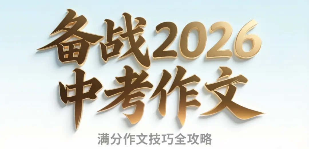 2026上海中考作文备考 |素材分类+提分技巧附八大主题满分范文!家长必收藏! 第2张