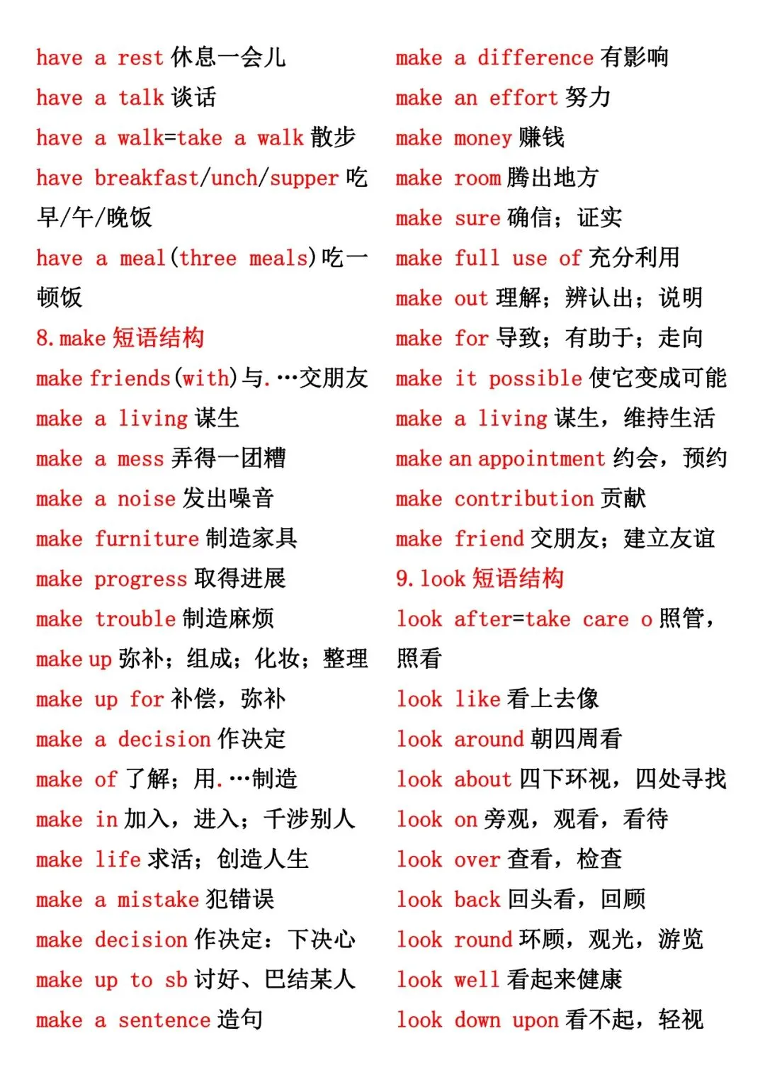 中考完形填空高分短语及解题技巧,免费下载 第7张 中考完形填空高分短语及解题技巧,免费下载 第7张