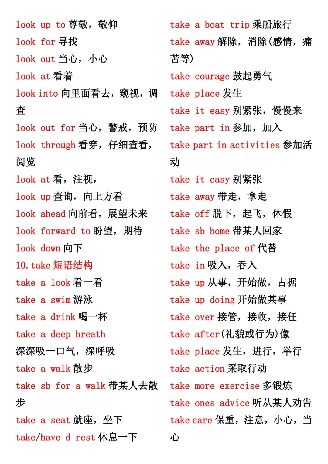中考完形填空高分短语及解题技巧,免费下载 第8张 中考完形填空高分短语及解题技巧,免费下载 第8张