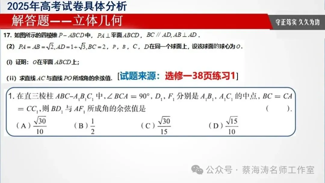 备考讲座:2025年高考数学试卷分析暨高三备考经验分享会 第47张