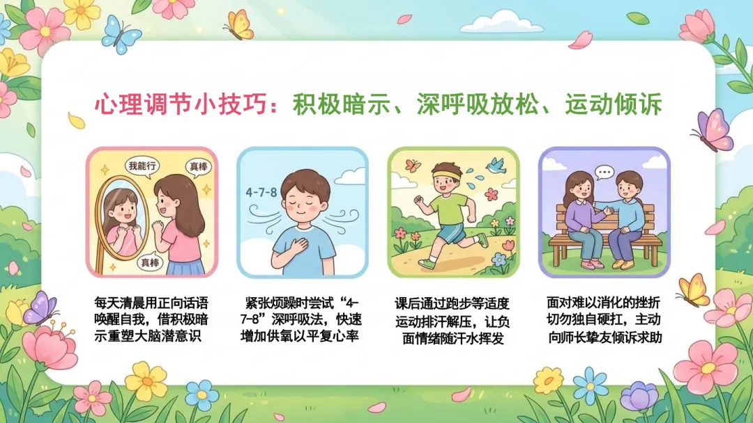 期中考后状态调节主题班会 第18张