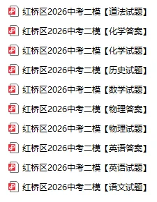 全7科!市内6区中考二模试卷已整理!答案更新中~ 第6张 全7科!市内6区中考二模试卷已整理!答案更新中~ 第6张