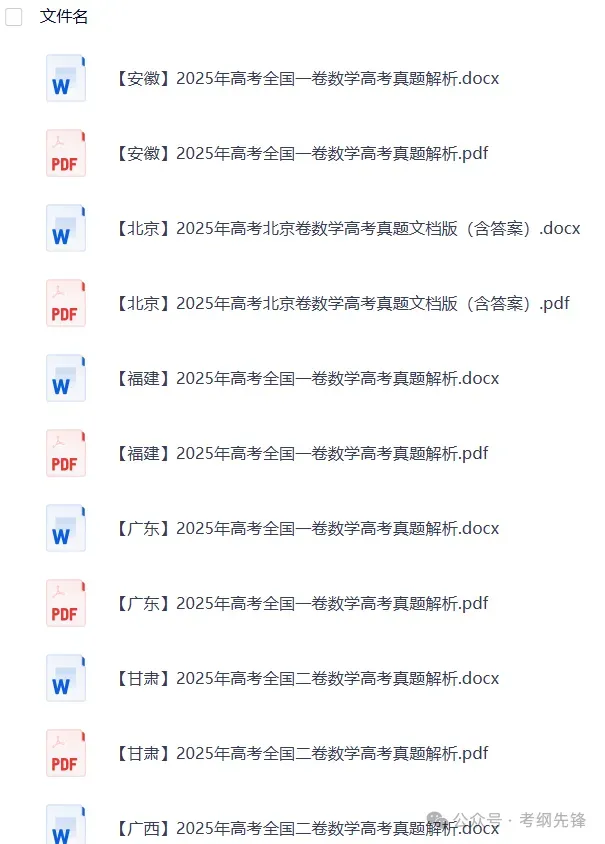 浙江省【高考真题】2025高考试题与答案电子打印版pdf含历年解析 第5张