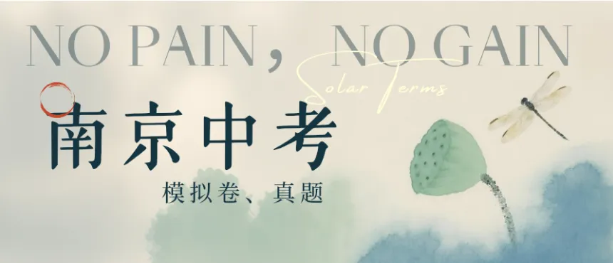 【南京中考】江苏省南京市中考化学模拟卷、真题等资料汇总 第1张