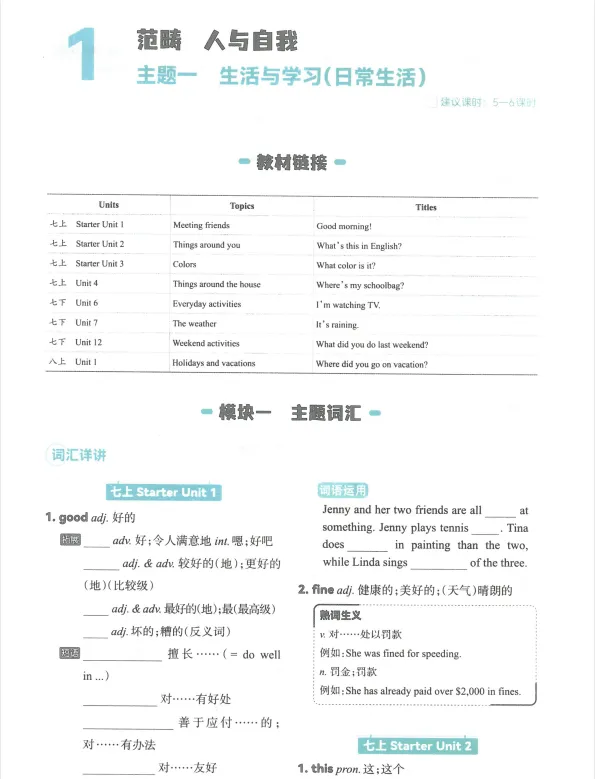 2026《中考总复习 滚动迁移》语数英三科(山西专版) 第6张