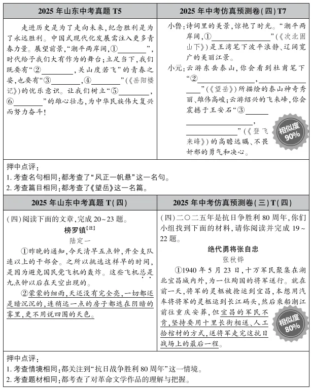 中考预测卷:题相似度99.5%,不做亏大! 第5张