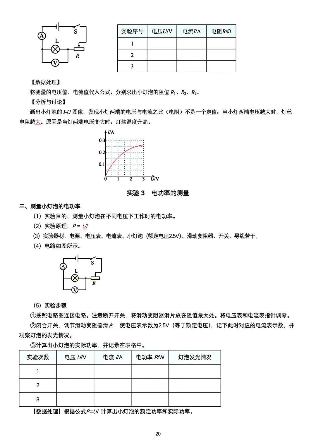【中考物理】初中物理重点知识笔记 第29张
