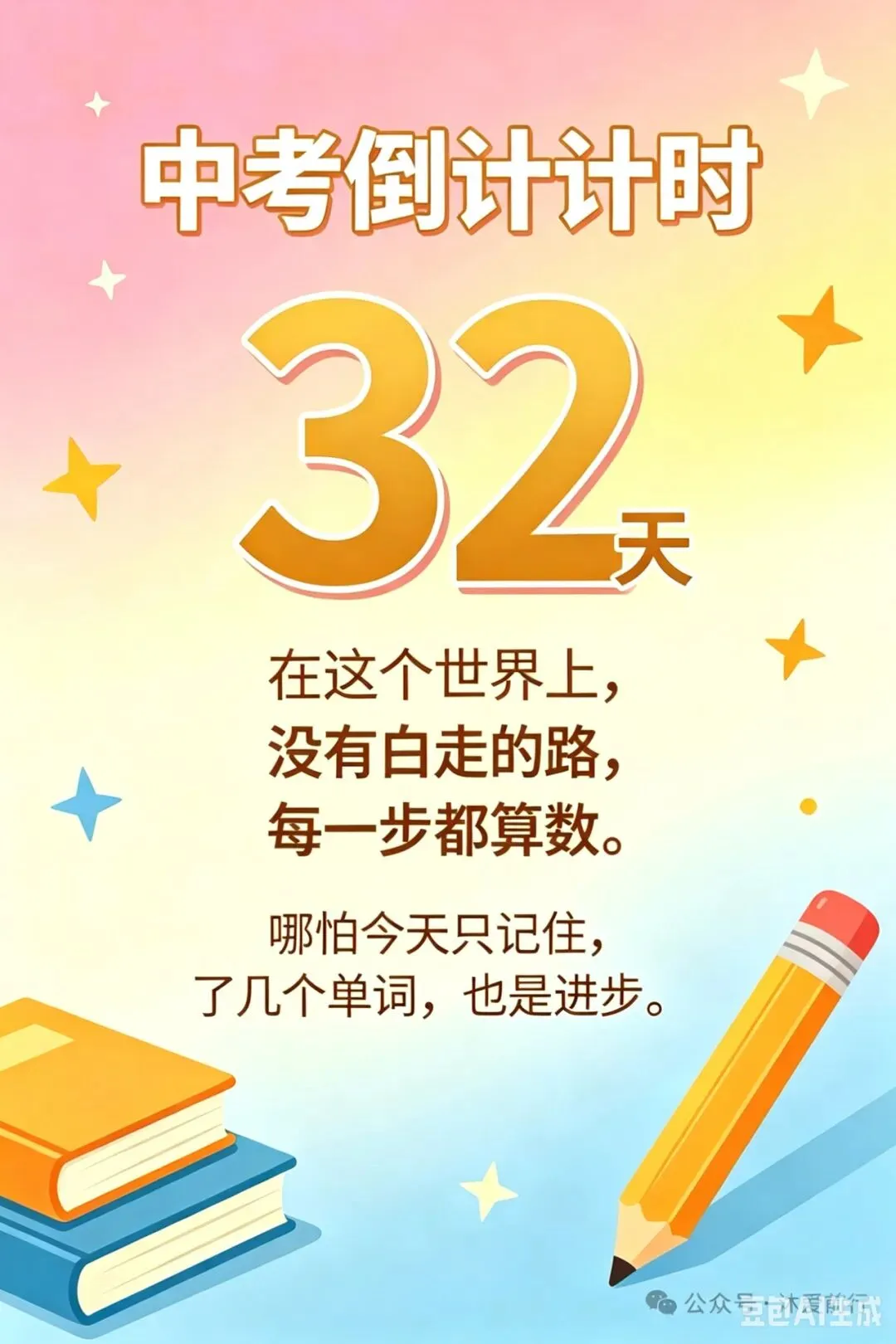 距离中考32天 第1张