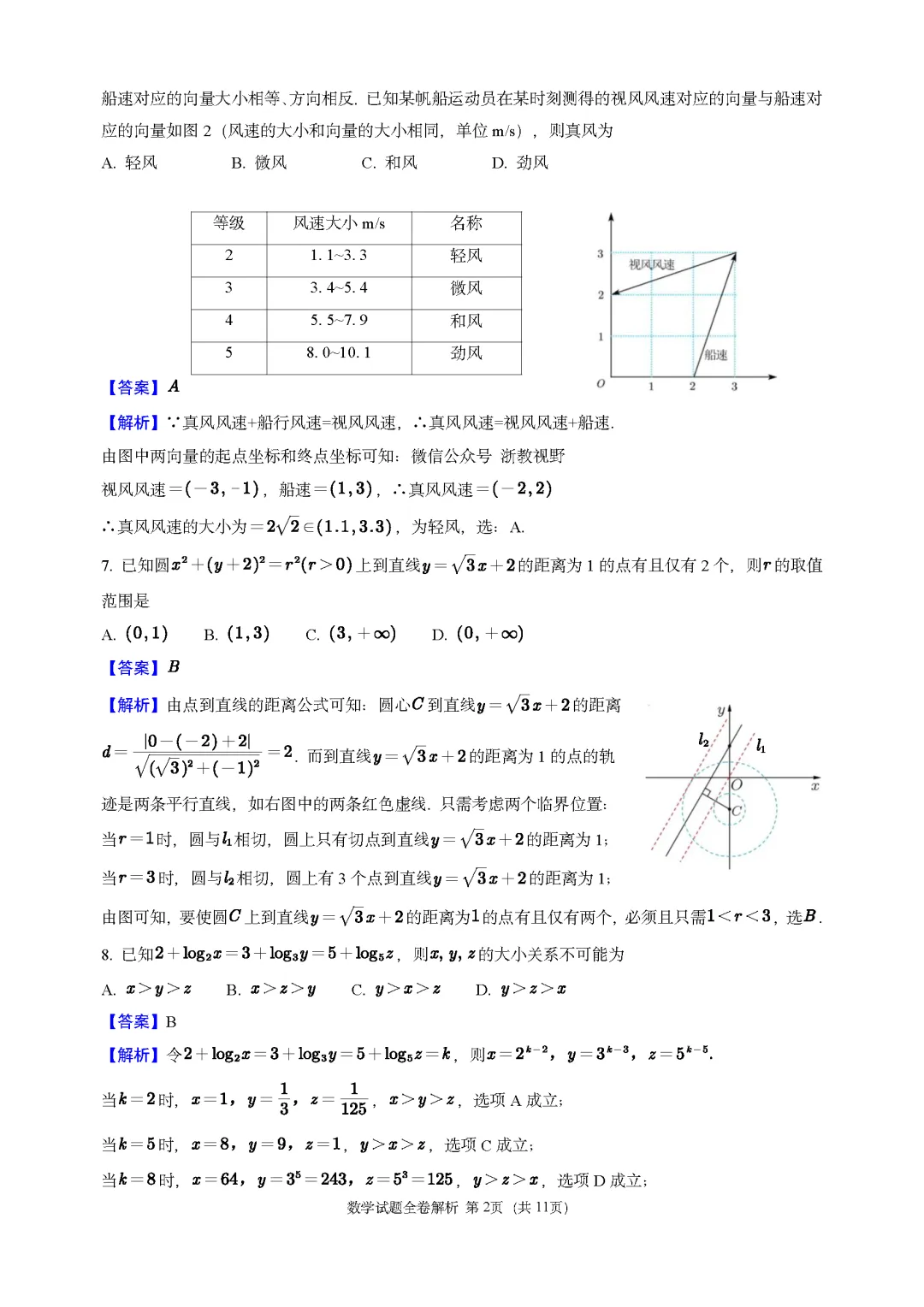 【安徽高考】2025安徽高考真题试卷及答案解析(PDF版分享)安徽省高考卷子全科目附答案解析 第5张