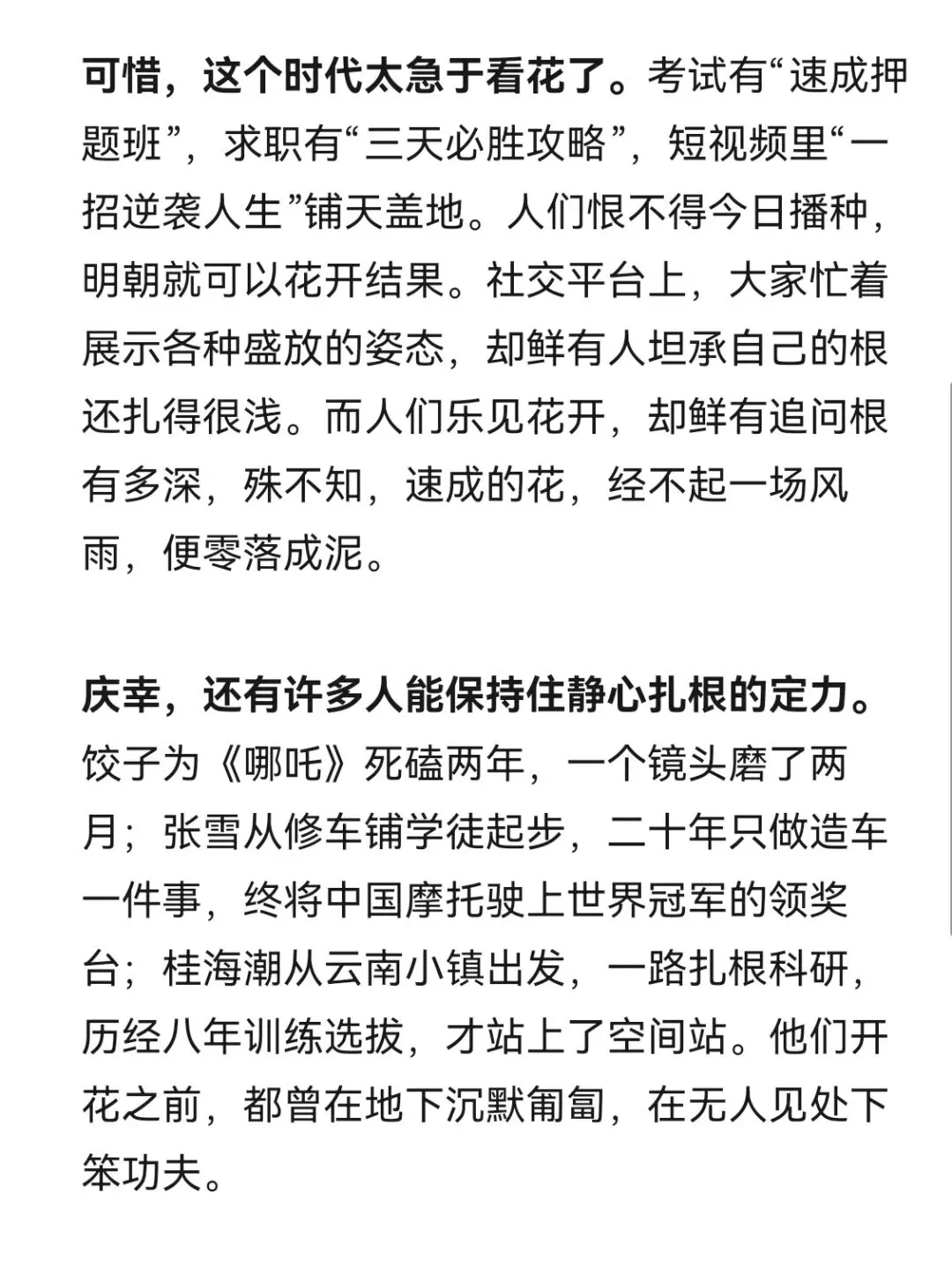 《深扎根者 自有花开》南宁高三模拟考作文示范 第2张