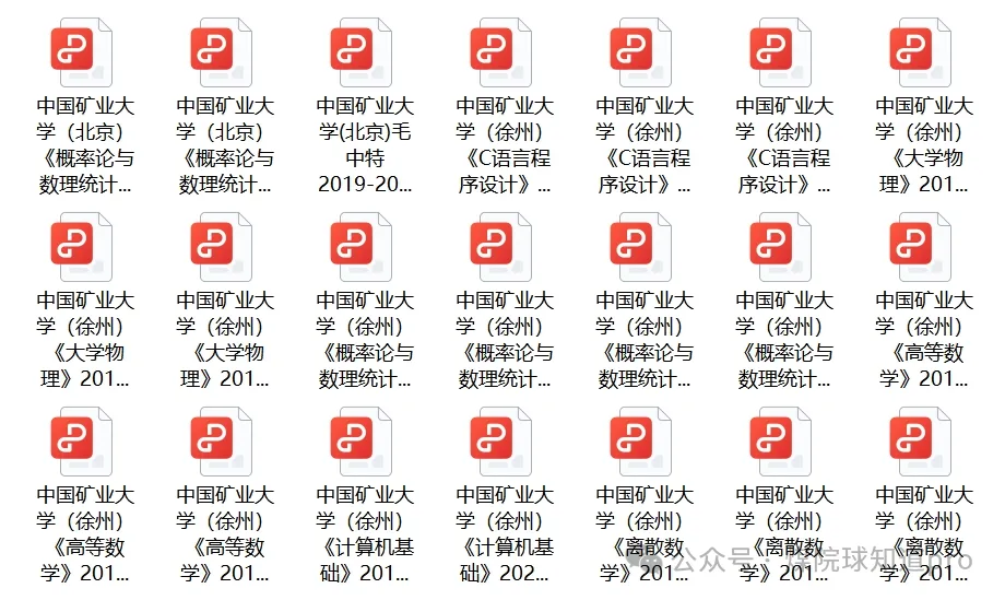 中国矿业大学历年期中期末考试真题! 第3张