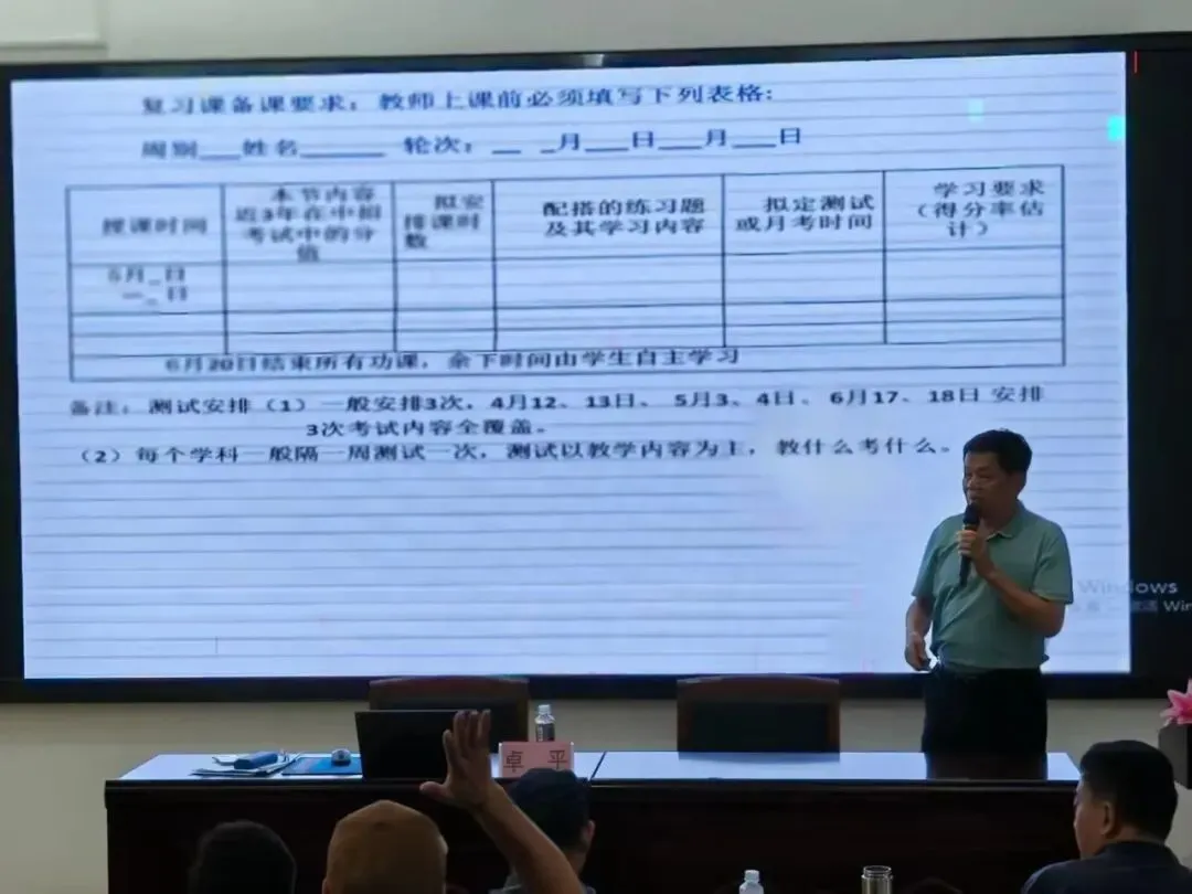 精准施策冲中考 凝心聚力提质效——卓平校长莅临新中初级中学开展备考专题指导 第13张