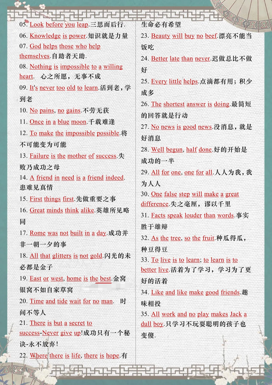 (中考复习)2026中考英语作文满分句型汇总 第10张 (中考复习)2026中考英语作文满分句型汇总 第10张