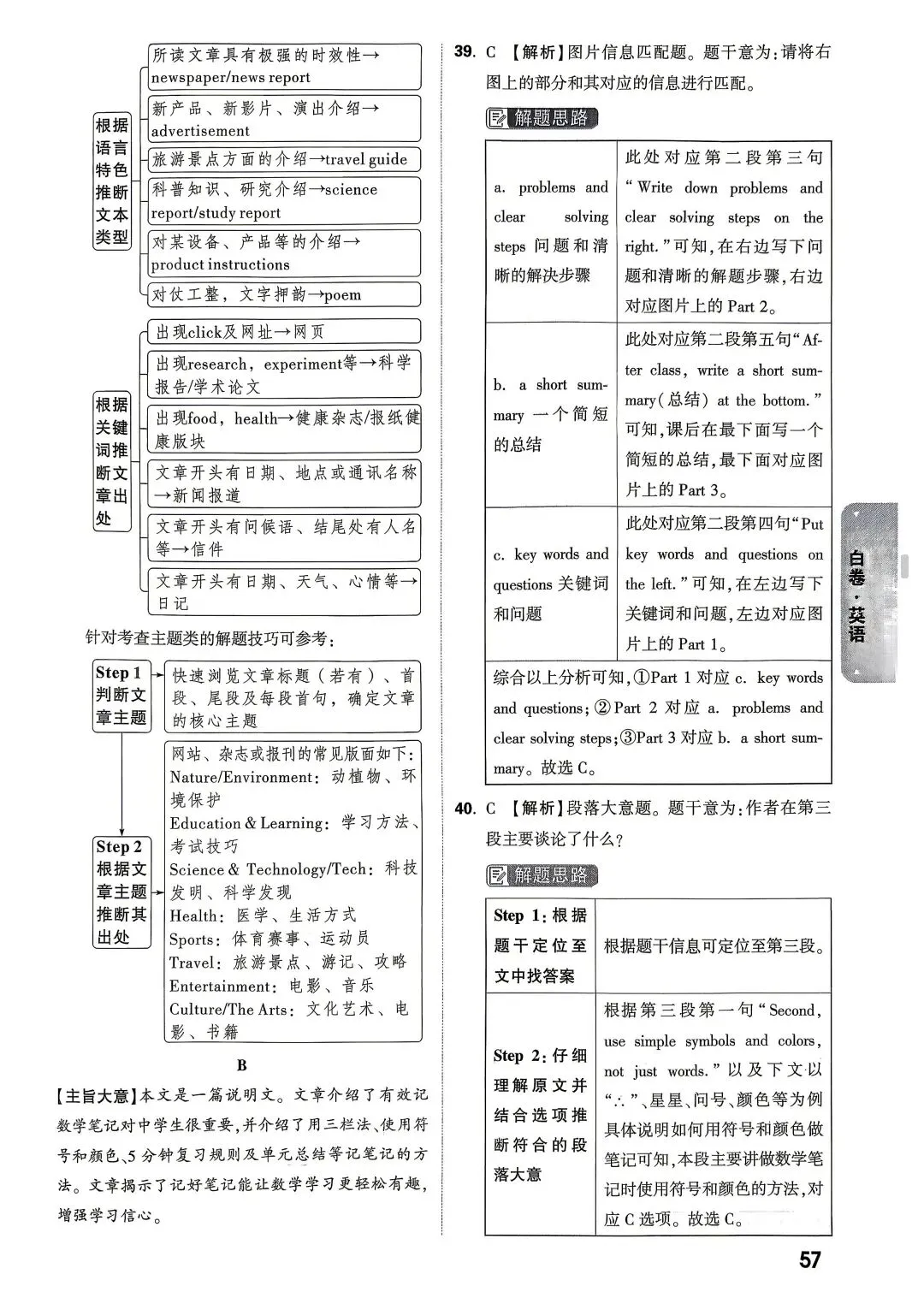 26中考白卷+黑卷+答案 第33张