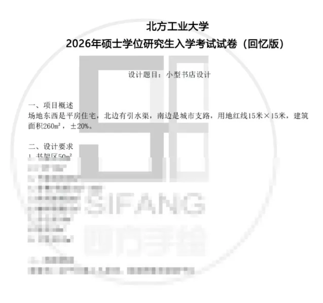 【真题来袭】14所双非院校—建筑学考研历年真题,简单好考,性价比如此之高还有人不知道吗? 第21张