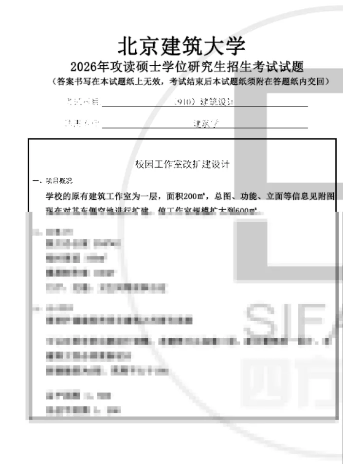 【真题来袭】14所双非院校—建筑学考研历年真题,简单好考,性价比如此之高还有人不知道吗? 第24张