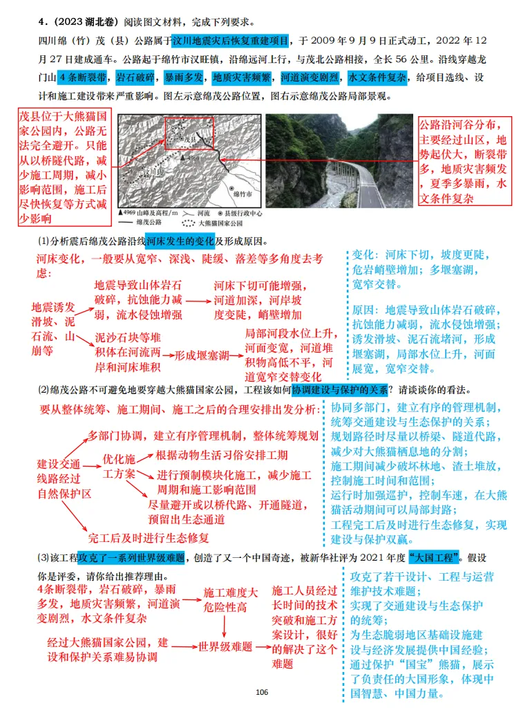 【真题拆解】近3年地理真题综合题:经典好题拆解—交通专题集锦 第5张