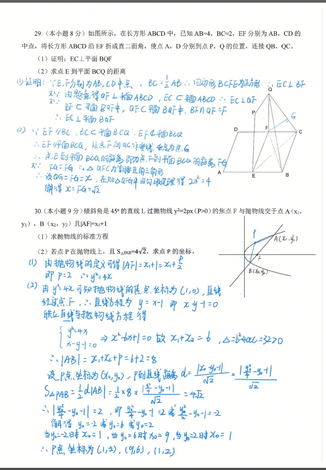 2026年数学真题回忆版(含答案) 第5张