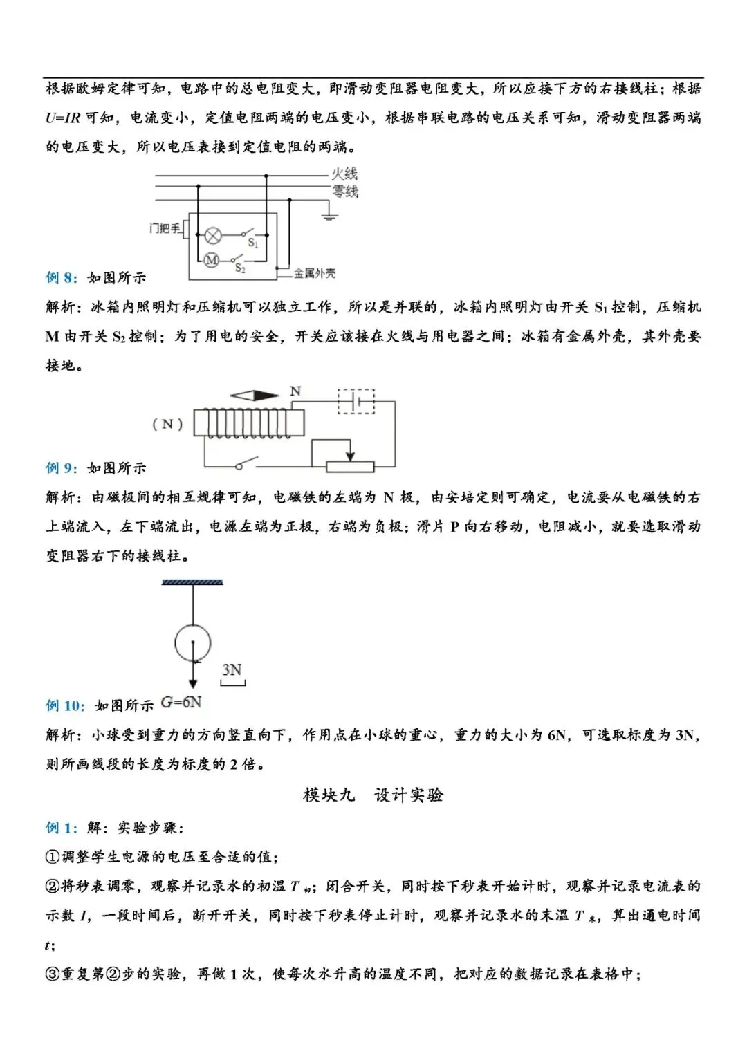 中考物理常考必考题型总结 第28张