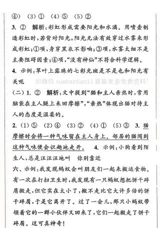 二下语文第六单元试卷4套含答案 第4张