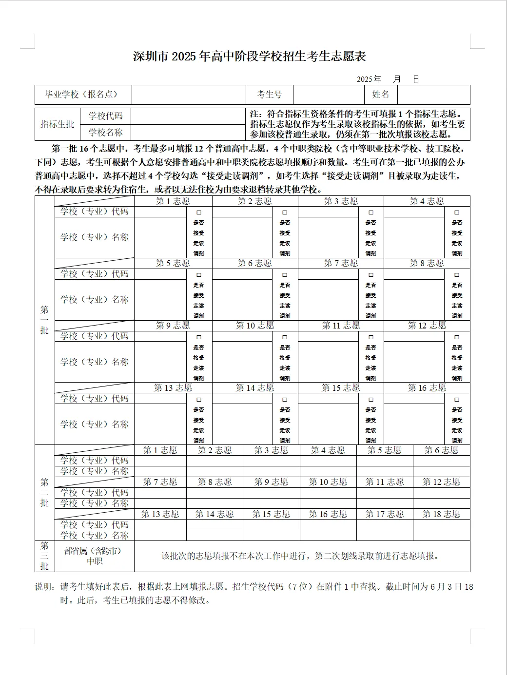 深圳中考志愿填报指南 第6张 深圳中考志愿填报指南 第6张