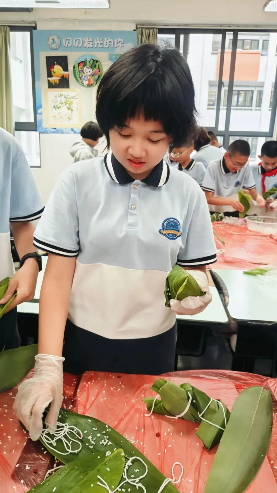 迎端午 传匠心 助中考—记M1七年1班包粽子比赛 第83张 迎端午 传匠心 助中考—记M1七年1班包粽子比赛 第83张