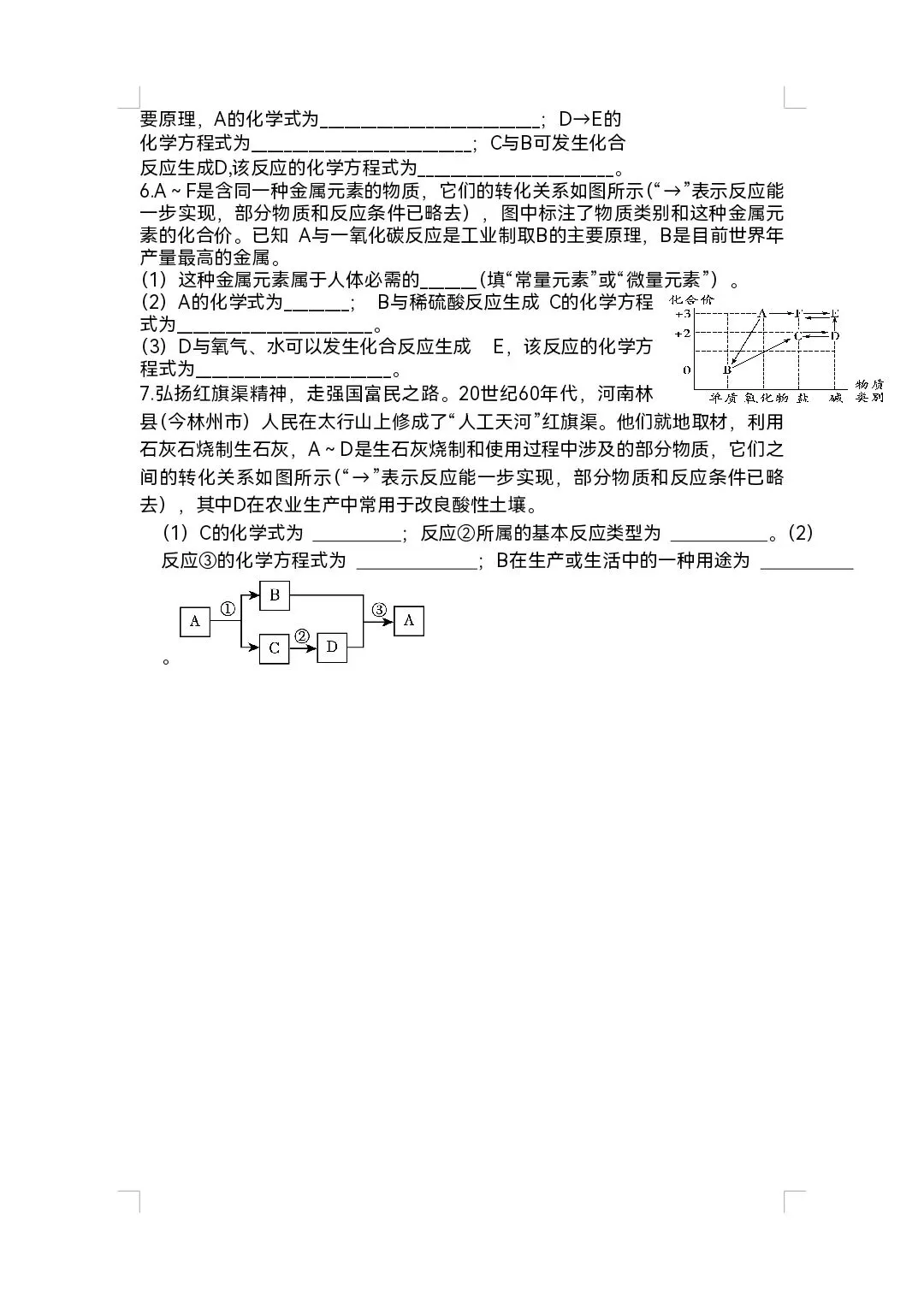 中考化学~物质转换与推断专题 第4张