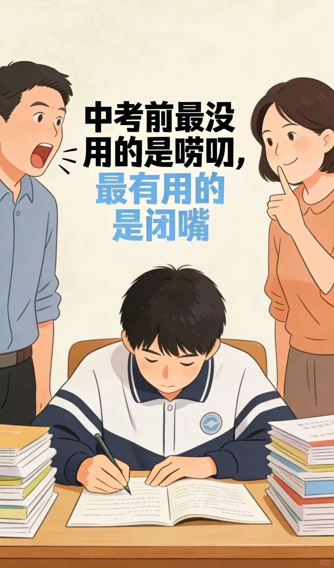 中考拼的从来不是孩子,而是家长的情绪️ 第1张