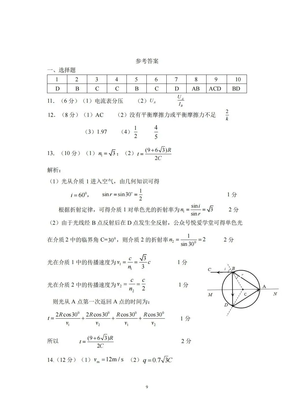 (全科试题电子版)26年5月东北师大附中模拟考试试题及详细解析 第23张