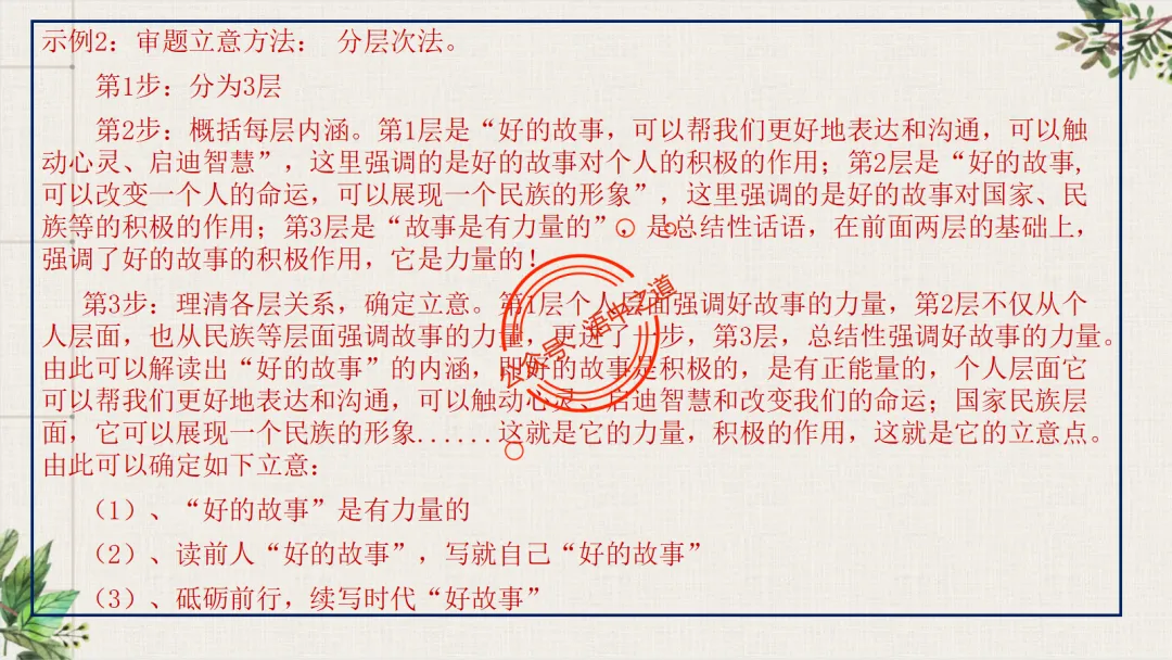 【关键词法】语文作文审题立意【锚定高考真题+顺应高考趋势】 第61张