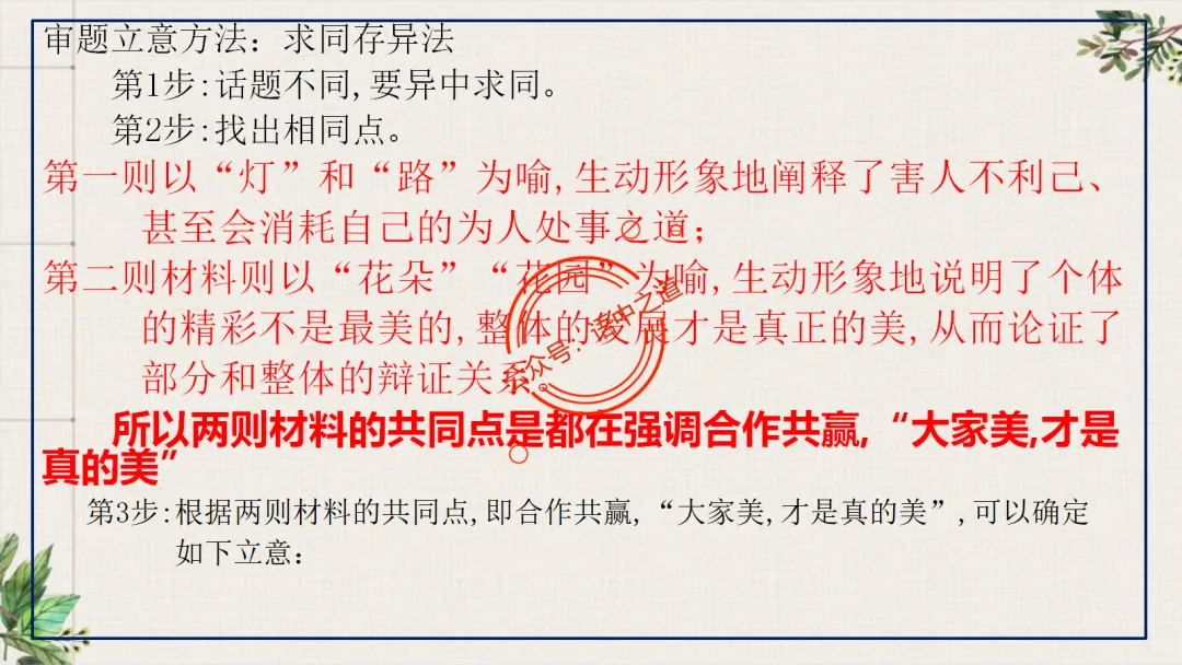 【关键词法】语文作文审题立意【锚定高考真题+顺应高考趋势】 第90张