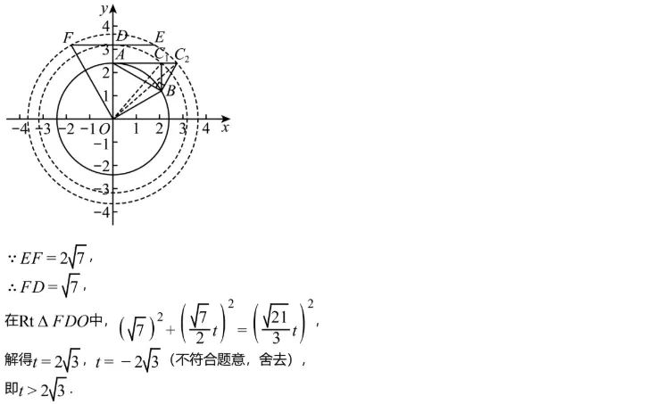 中考模拟||2026年北京市东城区第二学期九年级统一测试数学试卷,含压轴题答案解析. 第15张