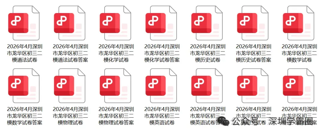 A+线超498!2026龙岗区中考二模等级线! 第8张
