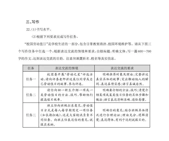 2026中考语文复习:贵州省中考二模试卷,可下载 第15张
