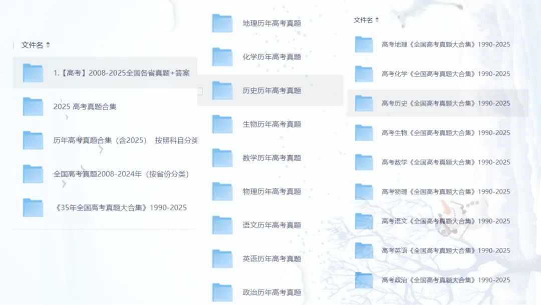 河南省高考历年真题卷子答案解析(2008-2025),语/数/英/物/化/生/历/地/政,全科目含历年空白卷+答案解析(PDF可编辑可打印) 第1张