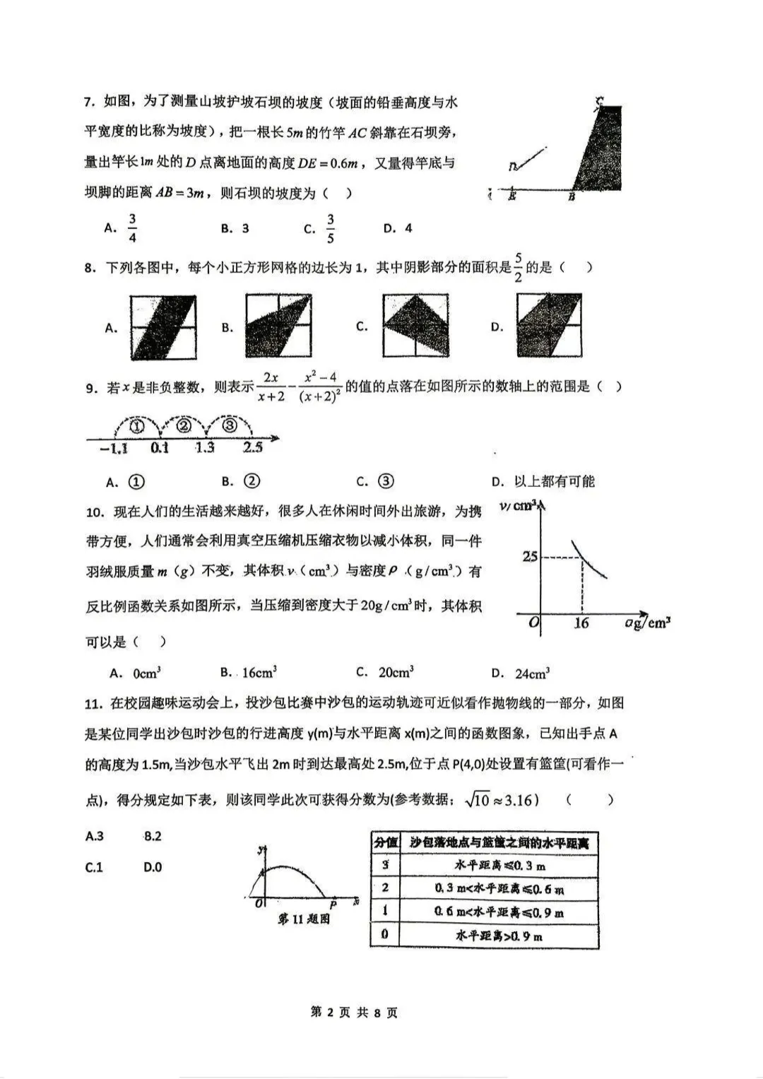 2026年邯郸市二十五中中考二模物理试卷 第1张