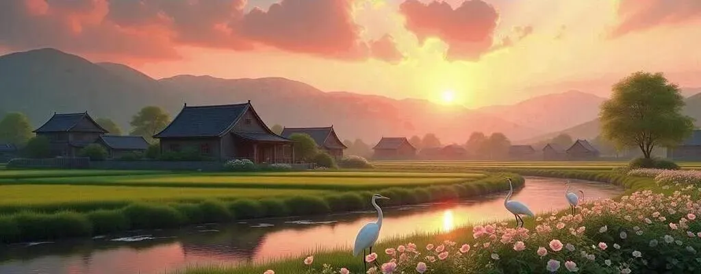 麦芒为笔,写就生命里的故乡 —— 中考 “乡愁 / 成长” 主题作文诗意化表达 第2张