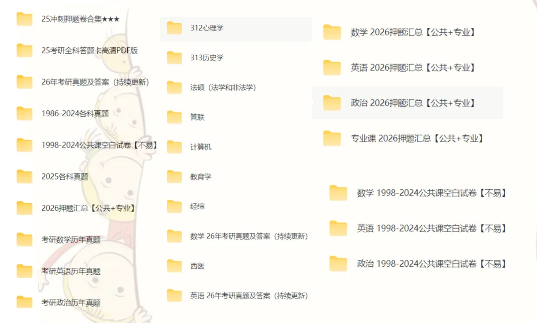【考研资料】考研真题及答案解析【政治/英语、数学、西综、管综、经综、教综313、教综333、历史学313、计算机408、法硕、心理】 第1张