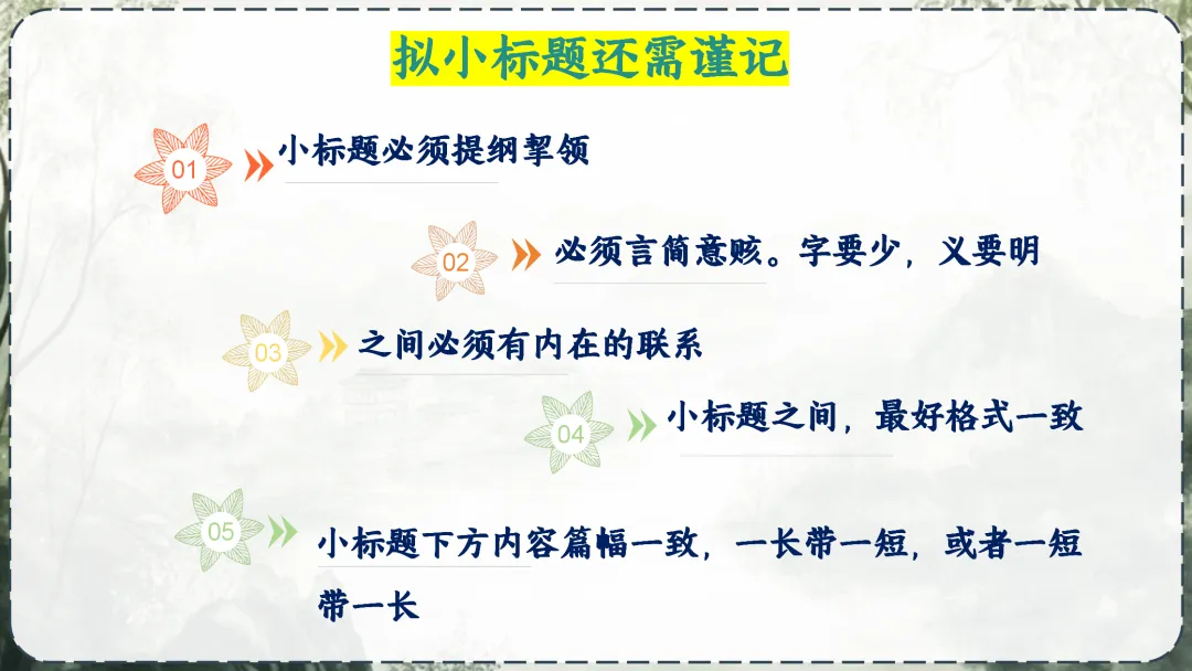 《中考作业小标题攻略》这样讲,学生们清晰明了! 第24张