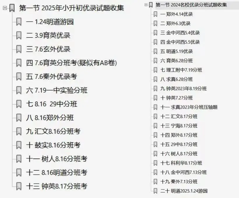 【打卡报名】小升初优录&分班考真题训练营 第3张